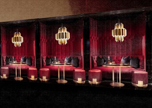 Özel Üretim Kadife Chester Sedir Koltuk Restoran Cafe Bar Tasarımı