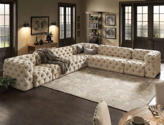 The Next Luxury Chesterfield Köşe Koltuk Özel Ölçü Üretim